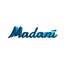 Madani.gif STL file Madani・Template to download and 3D print