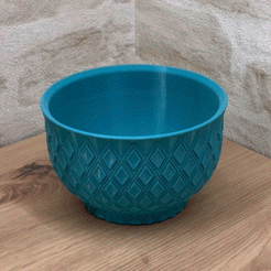 Snakeskin-bowl-gif.gif STL file SNAKESKIN BOWL・3D printable design to download, toprototyp