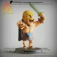 Barbarian.gif Barbarian - Clash of Clans  - Classic Game Characters - Fanart