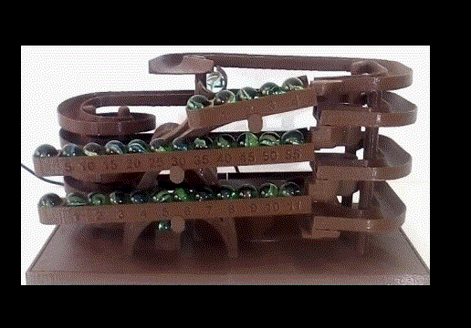 MARBLE BALLS CLOCK - 3D model önizlemesi