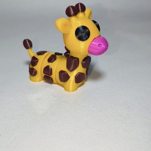 GIRAFFE_FOR-CULTS.mp4 🦒 Flexi Baby Giraffe – STL Pack | Print-in-Place + Print-in-Parts + Keychain Edition