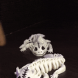 1-2.gif STL file Axolotl Articulated Flexible Skeleton・Design to download and 3D print