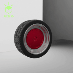 Untitled-2.gif STL file WHEEL JDM INSPIRED 29may-R2・3D printable model to download