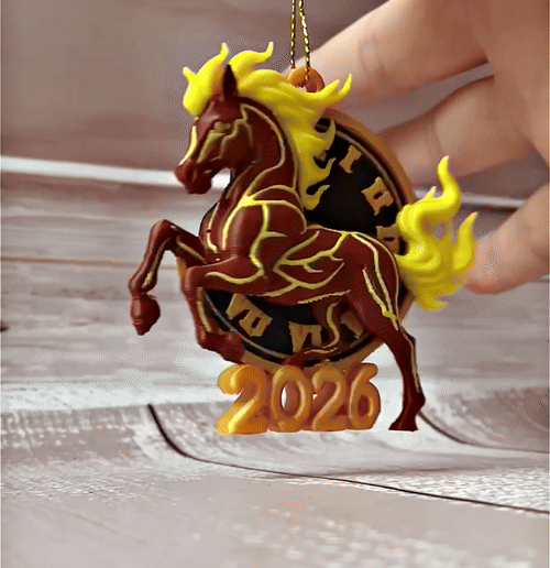 Horse 2026 – New Year Symbol FDM Commercial - 3D model önizlemesi