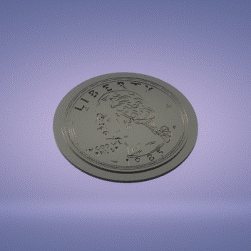 c2.gif STL-Datei Wanddekorationsset Münzen von Amerika・3D-Druck-Idee zum Herunterladen, satis3d