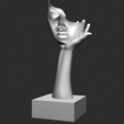 turntable070.gif Half Faced Female Bust
