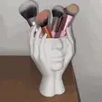 gif_cara_manos_2.gif Woman makeup brushes organizer, vase, container, stand, holder