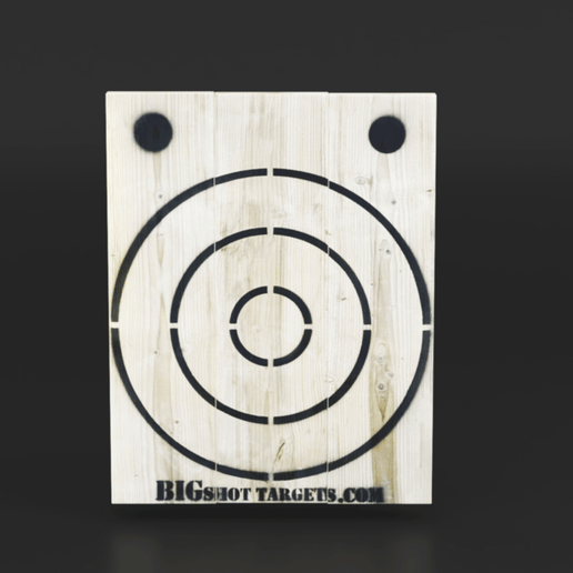STL file Wooden Axe Throwing Target with Bottle Opener 🪵 ・3D print ...