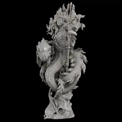 Mermaid_01.gif 3D file Neritisha - Guardian of the Coast・3D printer model to download