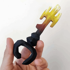 Ashen-Key-giff.gif STL file Ashen Key - Sea Of Thieves・3D print object to download