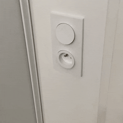 IMG_0488.gif STL file Wall-mounted electrical outlet・3D printable model to download