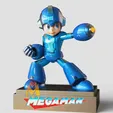 Mega-Man.gif Mega Man -Rockman Fanart-standing pose- game mascot -Fanart
