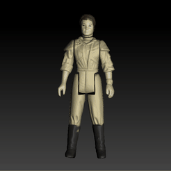 leia endor.gif Archivo 3D Starwars princes Leia Action figure Kenner style 3d printing・Modelo para descargar e imprimir en 3D