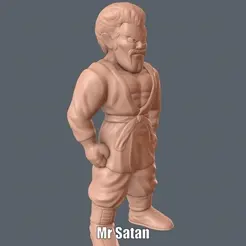 Mr Satan.gif Fichier STL Mr Satan (Impression facile sans support)・Objet imprimable en 3D à télécharger, Alsamen