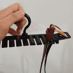 belt-hanger-3.gif Archivo STL colgador de cinturón・Modelo imprimible en 3D para descargar