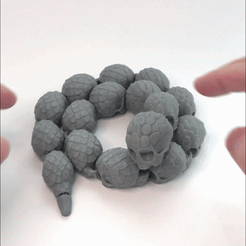 ezgif.com-gif-maker.gif Fichier STL Serpent・Design imprimable en 3D à télécharger