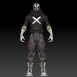 señor-muerte.gif 3D file HITMANS, AGENT "X" LORD OF DEATH, 6" ACTION FIGURE FOR 3D PRINTING・3D print model to download