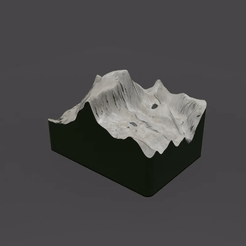 mountwhitney.gif Fichier STL Le Mont Whitney - Mini Montagne #001・Modèle à télécharger et à imprimer en 3D