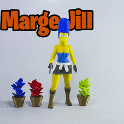 1.gif Télécharger fichier STL Marge Jill • Plan pour impression 3D, lacalavera