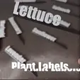 Lettuce.gif 3D Printable Lettuce Plant Tag – Vibrant Multi-Color & STL Files for Eco-Gardens