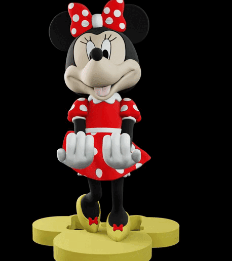 🐁 Minnie Mouse joystick holder・ STL File for ・Cults