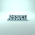 Jessica_Super.gif Jessica 3D Nametag - 5 Fonts