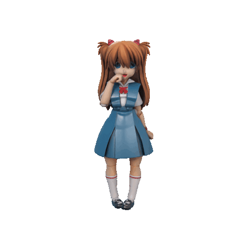 Asuka Langley - evangelion - school 3D model
