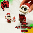 0000002.gif Santa Jack Skellington Flexi Print-In-Place + figure & keychain