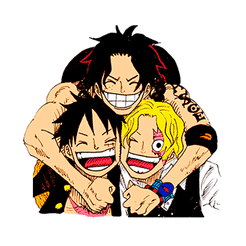 GIF-1.gif STL file ONE PIECE LUFFY / SABO / ACE - COOKIE CUTTER / ANIME・Design to download and 3D print, WILLGALLETAS