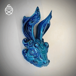 Water_Rabbit.gif Fichier STL Lapin d'eau・Objet imprimable en 3D à télécharger