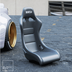 0.gif STL file Racing Seat for Diecast and RC・3D printer design to download, BlackBox