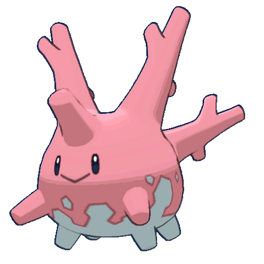 Stl File Corsola Pokemon Pokemon High Res Model To Download And 3d Print Cults