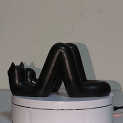 Organizador de conjuntos de secretária Goth Cat - Impressão no local