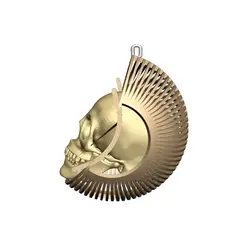 skull-sit-2.gif Archivo STL gratis Llavero de calavera・Plan de la impresora 3D para descargar