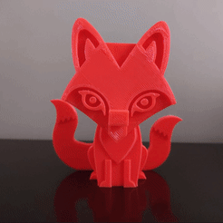 FoxSunglassesGif.gif Archivo STL Portagafas Fox・Objeto para impresora 3D para descargar