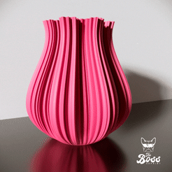 vaso_flor-01.gif Download STL file Flower vase • Template to 3D print, TheBoss3dPrint