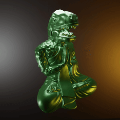 bouddrex-gi.gif STL file BouddRex・3D printer design to download