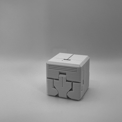 robot_cube_thumnail_S.gif Free STL file Transforming Robot cube・3D printer model to download