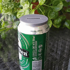 GIF-210403_153511.gif Файл STL Coin purse lid for beer or soda can - Insert coin・3D-печатный дизайн для загрузки, Jotadue