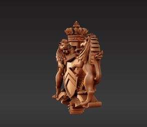 🛡️ Knight's Crest Wall Hanging - Decorative European-Style Emblem・ STL ...