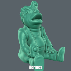 Hermes.gif STL file Hermes (Easy print no support)・3D printing design to download