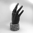 untitled.1779.gif VORONOI GENERATIVE BRACELET ORGANIC ART ACCESSORY