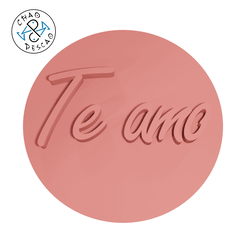 Te-amo-2_Stamp_Debossed_C1_CP_GIF.gif Download STL file Te Amo - Stamp (2) - Embossed + Debossed - Cookie Cutter - Fondant - Polymer Clay • 3D printing object, Cambeiro