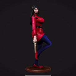 A82C3C56-D253-4D75-87E4-CFF81A23B934.gif 3D file Kuchisake Onna - World of Witchcraft & Wizardry・Model to download and 3D print