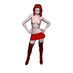 hot-schoolgirl.gif Archivo STL gratis Hot Schoolgirl・Diseño imprimible en 3D para descargar