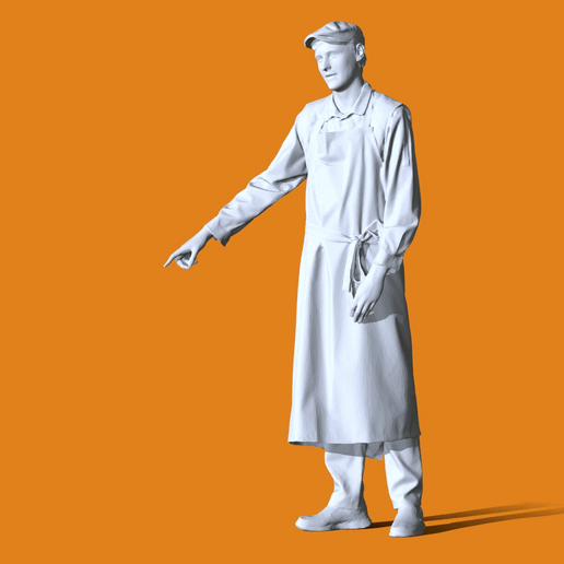 Miniature Pose People #128 3D model