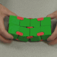 infinityDemo.gif Snapping Hinged Infinity Cube, Magic Cube, Flexible Cube, Folding Cube