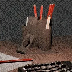 GIF-‐-Hecho-con-Clipchamp.gif Universal Pen Holder with Pencil Holder