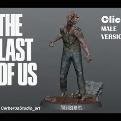 Clicker.gif 3D file THE LAST OF US - CLICKER/male chaser・3D printer design to download