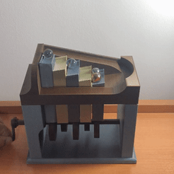Sample_gif.gif Fichier STL Machine à billes pour escaliers Jouet・Modèle pour imprimante 3D à télécharger